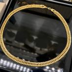 18k gouden ketting cuban schakel collier nieuw, Ophalen of Verzenden