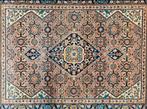 Vintage oosters wol vloerkleed Bidjar pink medall 139x187cm, Gebruikt, Ophalen of Verzenden, ., 150 tot 200 cm