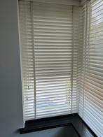 Houten witte jaloezieën van lindenhout 50 mm, Ophalen, Zo goed als nieuw