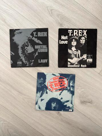 3 T.Rex Singles - Metal Guru, Hot Love, 20th Century Boy beschikbaar voor biedingen
