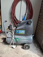 Airpress HLO 215/25 - 24 ltr tank + 22mtr luchtslag, pistool, Ophalen, 6 tot 10 bar, Zo goed als nieuw, Minder dan 200 liter/min