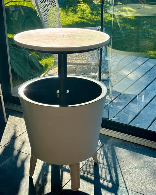 Bijzettafel/bar met koeling - Wit, Tuin en Terras, Overige Tuin en Terras, Ophalen