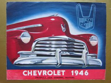 1946 CHEVROLET grote folder, Nederlands beschikbaar voor biedingen