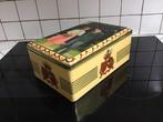 Vintage blikken koekendoos koning Boudewijn koningin Fabiola, Ophalen of Verzenden, Zo goed als nieuw, Overige
