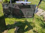 Spiegel met verlichting - Beschadigd glas, Huis en Inrichting, Woonaccessoires | Spiegels, Ophalen, Gebruikt, 75 tot 100 cm, Minder dan 100 cm