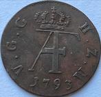 Mecklenburg-Strelitz drie pfennig 1793, Ophalen of Verzenden, Duitsland, Losse munt