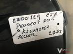 Peugeot 206 2003 Km Tellerklok, Auto-onderdelen, Dashboard en Schakelaars, Gebruikt, -, -, Ophalen of Verzenden