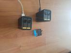 (2) Dual Chargers + (5) batteries for GoPro Hero 5,6,7,8, Audio, Tv en Foto, Actiecamera's, Ophalen, Zo goed als nieuw, GoPro
