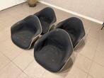 4 Herman Miller Armshell Kuipen met Bekleding, Huis en Inrichting, Stoelen, Kunststof, Gebruikt, Vitra Artifort Cassina Fritz Hansen Eames Gispen Pastoe Hay