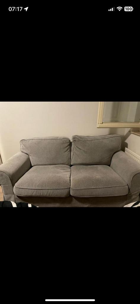 Ikea ektorp bank, Huis en Inrichting, Banken | Sofa's en Chaises Longues, Gebruikt, 200 tot 250 cm, 75 tot 100 cm, Ophalen
