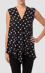 Joseph Ribkoff chique polka dot toptuniek mt 40/42
