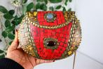 Clutch ingelegd met mozaïekstenen India/Nepa, Ophalen of Verzenden