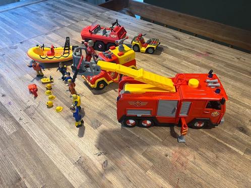Brandweerman Sam speelvoertuigen en figuren, Kinderen en Baby's, Speelgoed | Speelgoedvoertuigen, Gebruikt, Ophalen of Verzenden