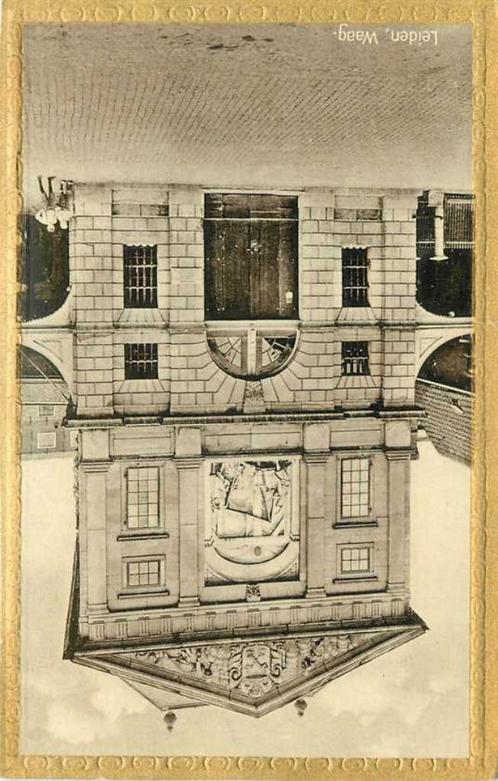 (380-774-003) Leiden Waag, Verzamelen, Ansichtkaarten | Nederland, Zuid-Holland, Verzenden