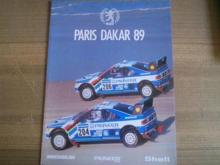 9x Peugeot Dakar J9 Altrex 206 206CC Coupe folders brochures, Boeken, Auto's | Folders en Tijdschriften, Zo goed als nieuw, Peugeot