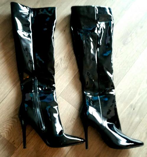 Sexy Laklaarzen tot net over de knie, Kleding | Dames, Schoenen, Nieuw, Ophalen of Verzenden