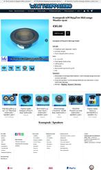Scanspeak 15W/8534T00 Mid range Woofer 15cm speaker, Overige merken, Gebruikt, ., Ophalen of Verzenden