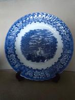 Sierbord Delfts blauw stijl met standaard, 34 breed, Ophalen