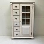 Meidenkast vitrine landelijk brocante inclusief kleurkeus !, Ophalen, Onbekend, 50 tot 100 cm, Onbekend