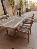 Teak Tuinset - Tafel 200x100cm, Tuin en Terras, Tuinsets en Loungesets, Ophalen, Gebruikt, Teakhout