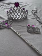 Prinsessen Set - Kroon, Toverstaf, Ketting & Oorbellen, Ophalen of Verzenden, Gebruikt, 104 of kleiner, Meisje
