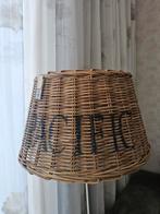 Riviera Maison rotan lampenkap Pacific 40 cm, Rond, Ophalen of Verzenden, Zo goed als nieuw, Bruin
