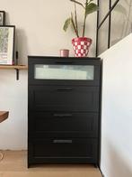 Ikea Brimnes ladekast zwart, Huis en Inrichting, 50 tot 100 cm, 100 tot 150 cm, Gebruikt, Ophalen