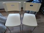 2 IKEA stoelen - opstapelbaar, Huis en Inrichting, Stoelen, Ophalen, Gebruikt, Twee, Industrieel modern