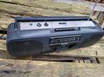 vintage draagbare radio + enkele cassettedeck sony, Ophalen, Gebruikt, Radio