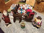 Arreslee met rendier en 2 kerstmannen, Diversen, Kerst, Ophalen of Verzenden