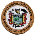 Embleem KLu RNLAF Brandweer Fire, Verzamelen, Militaria | Algemeen, Ophalen of Verzenden, Luchtmacht, Nederland, Embleem of Badge