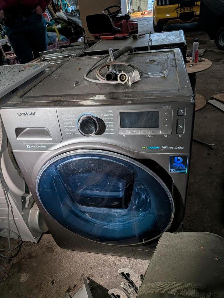 Samsung Wasmachine - Voorlader - Gebruikt, Witgoed en Apparatuur, Wasmachines, Gebruikt, Voorlader, 10 kg of meer, 85 tot 90 cm