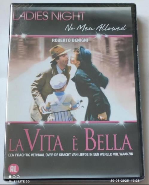 La Vita É Bella (NIEUW IN SEAl), Cd's en Dvd's, VHS | Film, Nieuw in verpakking, Horror, Vanaf 16 jaar, Ophalen