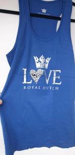 Koningsblauwe top, maat L, merk Roysl Dutch, Kleding | Dames, Royal dutch, Blauw, Maat 42/44 (L), Zonder mouw