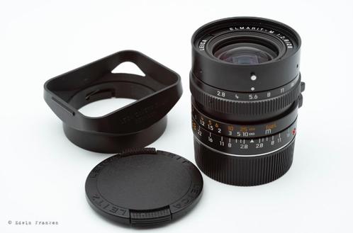 Leica Elmarit M 1:2.8/28 Type III E49 met Verse CLA, ZGAN, Audio, Tv en Foto, Fotografie | Lenzen en Objectieven, Zo goed als nieuw