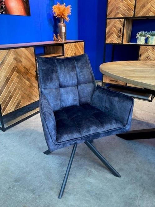 Eetkamerstoel Dinand 180 draaibaar, leverbaar in 4 kleuren!, Huis en Inrichting, Stoelen, Nieuw, Vijf, Zes of meer stoelen, Metaal