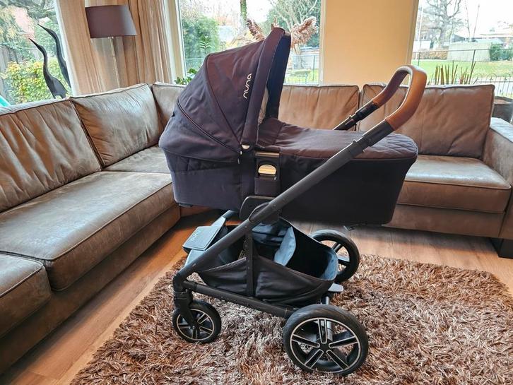 Nuna Kinderwagen met Accessoires, Kinderen en Baby's, Kinderwagens en Combinaties, Gebruikt, Kinderwagen, Overige merken, Verstelbare duwstang