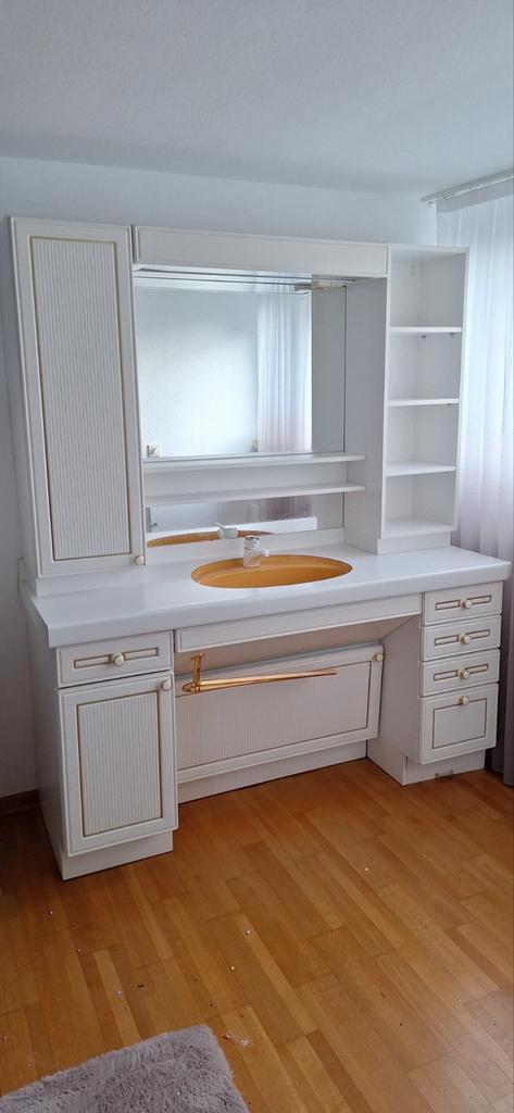 Kaptafel met spiegel en opbergruimte, Huis en Inrichting, Kasten | Buffetkasten, Ophalen of Verzenden