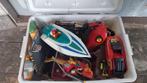 Playmobil bak vol curver auto's boten, piraten etc, Kinderen en Baby's, Speelgoed | Playmobil, Ophalen of Verzenden, Gebruikt