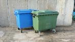 Aanbieding 660L afval container rolcontainer, Kunststof, 40 liter of meer, Ophalen of Verzenden, Zo goed als nieuw