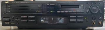 JVC XU-301 MD-CD combinatie deck - Hobby project beschikbaar voor biedingen