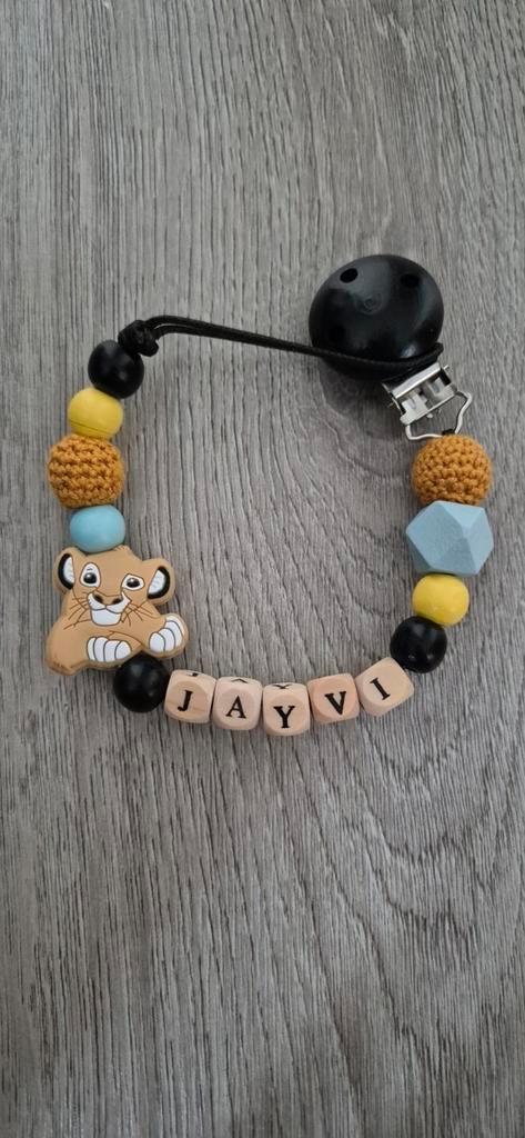 simba Disney gepersonaliseerde speenkoord, Kinderen en Baby's, Kraamcadeaus en Geboorteborden, Nieuw, Ophalen of Verzenden