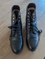 Zwarte veterlaarsjes van Fred de la Bretoniere mt 38, Ophalen of Verzenden, Zo goed als nieuw, Zwart