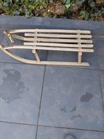 davos houten slee, Ophalen, Gebruikt