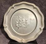Tinnen bord met kroegscène, Antiek en Kunst, Ophalen of Verzenden