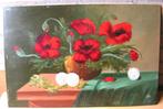 Hollandse School - P. van Wijck - Papaverbloemen -, Ophalen of Verzenden