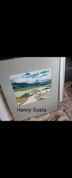 Henny Gusta Landschap Schilderij, Antiek en Kunst, Kunst | Schilderijen | Klassiek, Ophalen of Verzenden