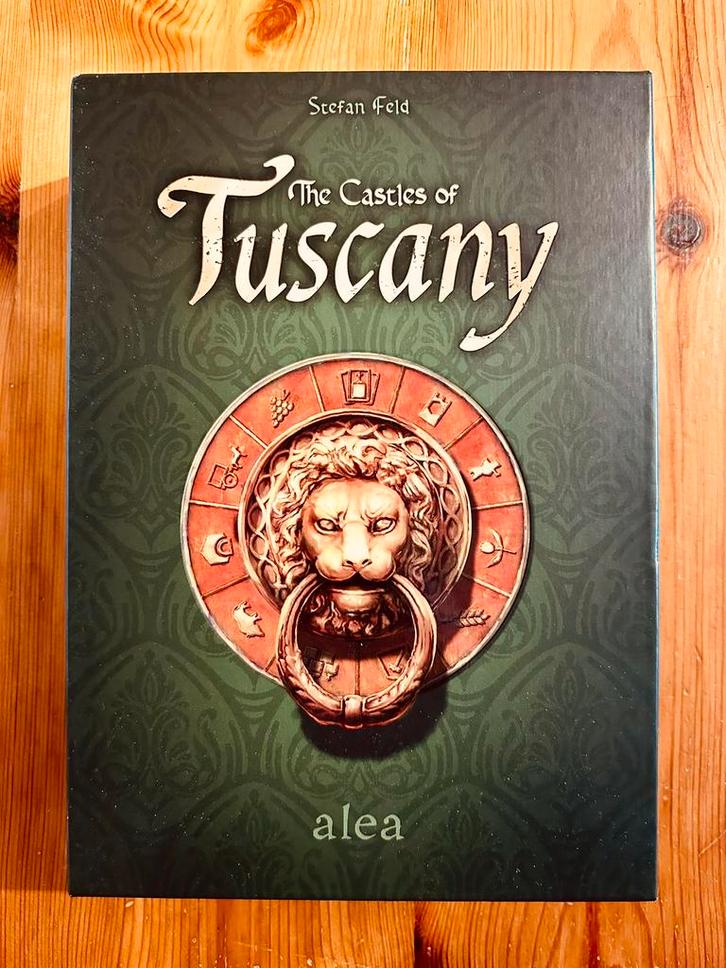 Castles of Tuscany (Stefan Feld/Engels), Hobby en Vrije tijd, Gezelschapsspellen | Bordspellen, Zo goed als nieuw, Een of twee spelers