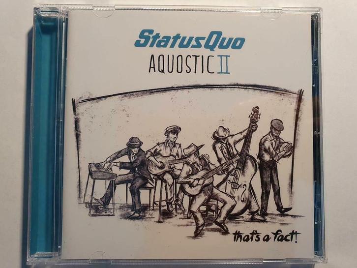 CD Status Quo - Aquostic II ; That’s A Fact! (2016, nieuw), Cd's en Dvd's, Cd's | Rock, Zo goed als nieuw, Poprock, Ophalen of Verzenden