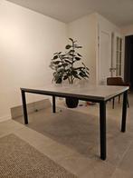 Eettafel eetkamertafel betonlook, melamine 180x90, Ophalen, 50 tot 100 cm, Zo goed als nieuw, Vijf personen of meer